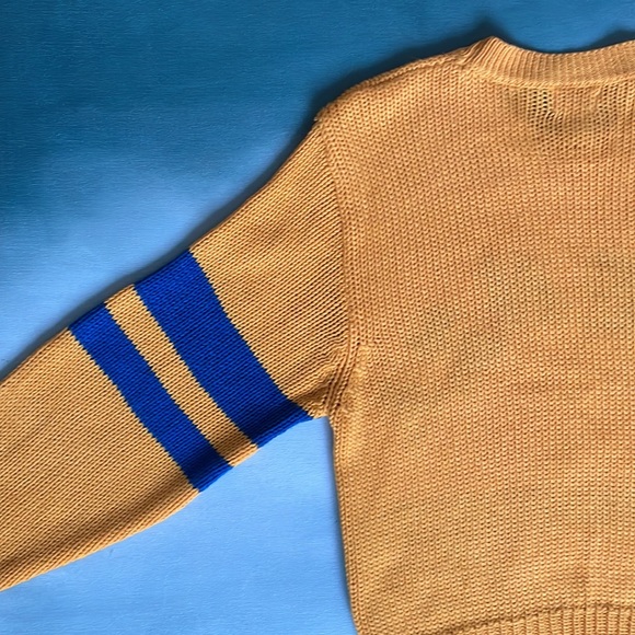 Vintage 90s Verenza Sports Knit Sweater Color Block - Picture 10 of 13